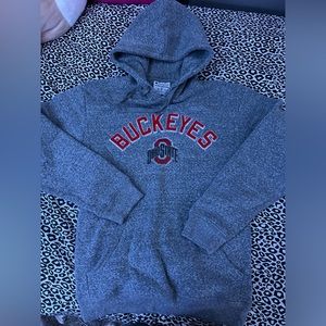 Gray Ohio State hoodie